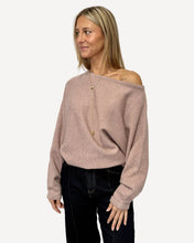 Load image into Gallery viewer, Offset Knit Top
