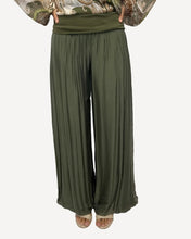 Load image into Gallery viewer, Faustina Straight Leg Silk Pants