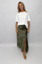 Load image into Gallery viewer, Amour Lace Satin Skirt