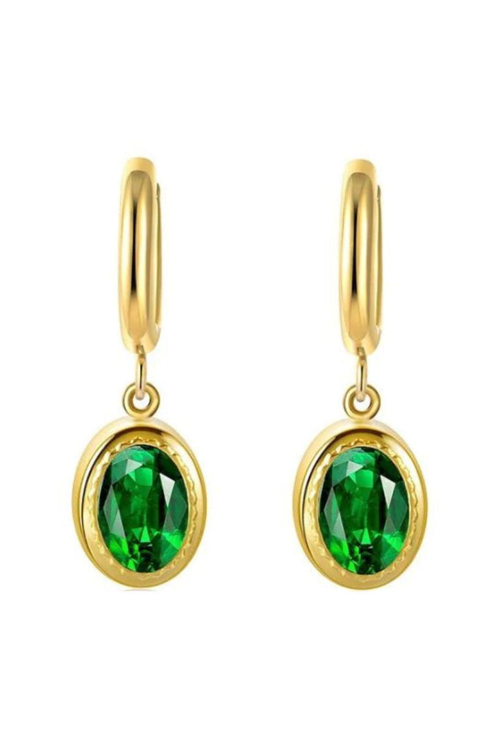 Peridot Oval Huggies