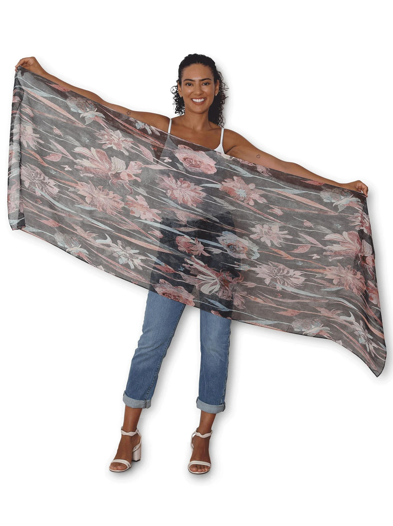 The Artists Label Scarf - Puzzle Bloom