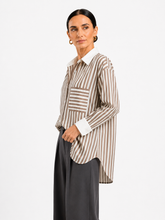 Load image into Gallery viewer, Peri Stripe Shirt
