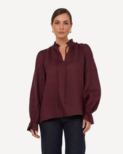 Load image into Gallery viewer, Sandra Long Sleeve Linen Top