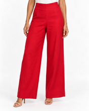 Load image into Gallery viewer, Harlow Linen Pants - Red