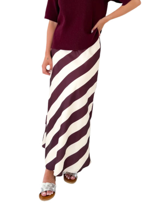 Idaho Stripe Maxi Skirt