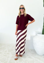 Load image into Gallery viewer, Idaho Stripe Maxi Skirt