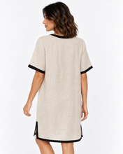 Load image into Gallery viewer, Sara Linen Short Dress - Natural