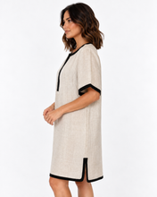 Load image into Gallery viewer, Sara Linen Short Dress - Natural