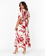 Load image into Gallery viewer, Scarlet Bloom Maxi Dress