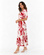 Load image into Gallery viewer, Scarlet Bloom Maxi Dress