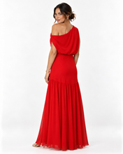 Load image into Gallery viewer, Scarlet Chiffon Maxi Dress