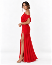 Load image into Gallery viewer, Scarlet Chiffon Maxi Dress