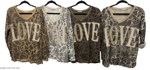 Load image into Gallery viewer, Love Animal Print Knit Top