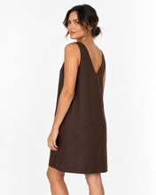 Load image into Gallery viewer, Simone V Neck Linen Short Dress