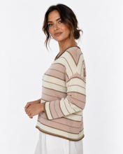 Load image into Gallery viewer, Solene Stripe Knit Top