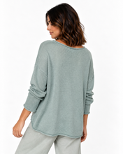 Load image into Gallery viewer, Spring Knit Top - Dusty Blue