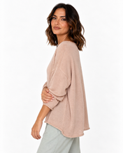 Load image into Gallery viewer, Spring Knit Top - Dusty Pink