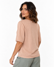 Load image into Gallery viewer, Summer Knit Top - Dusty Pink