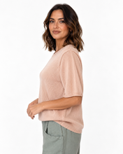 Load image into Gallery viewer, Summer Knit Top - Dusty Pink
