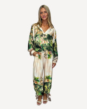 Load image into Gallery viewer, Lisa Silk Pant - Ivory Rainforest