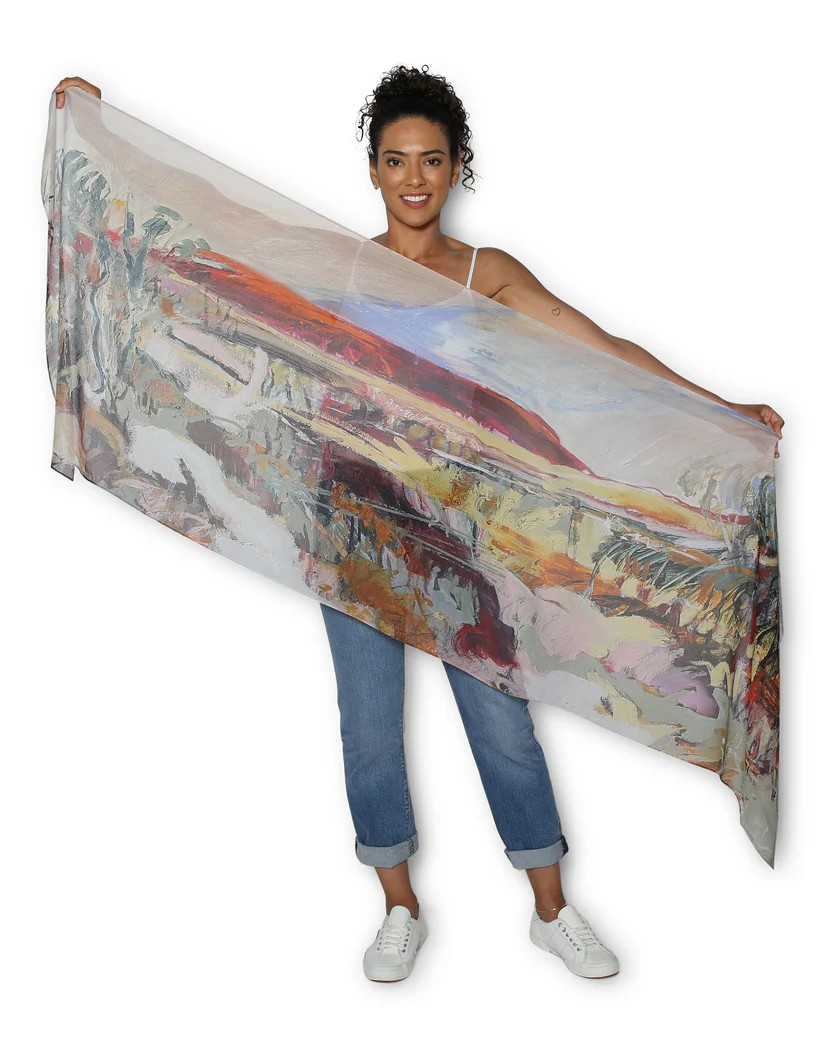 The Artists Label Scarf - Uluru