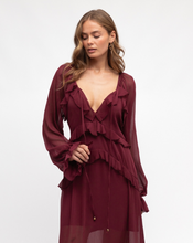 Load image into Gallery viewer, Kalinda Ruffle Maxi Dress