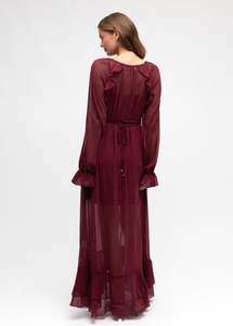 Kalinda Ruffle Maxi Dress