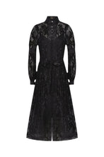 Load image into Gallery viewer, Yvette Lace Midi Dress - Black