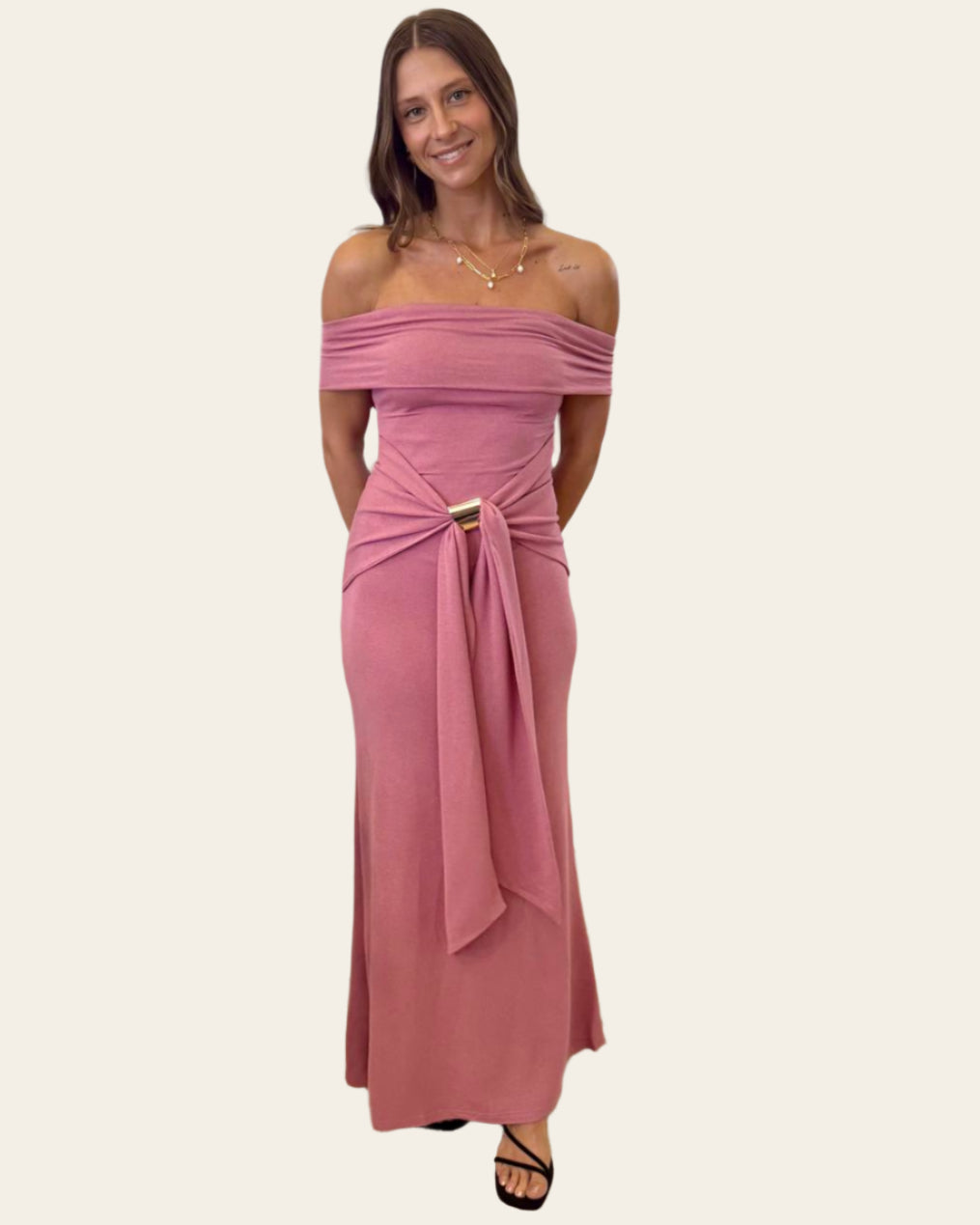 Albina Off Shoulder Dress