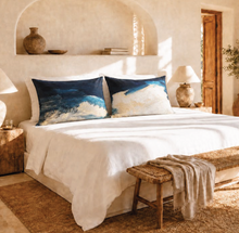 Load image into Gallery viewer, Bleu Silk Pillowcase By The Artists Label