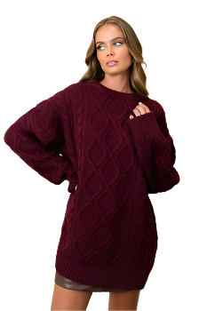 Whit Cable Knit Jumper
