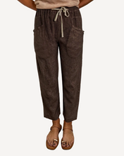 Load image into Gallery viewer, Luxe Linen Pants -Chocolate