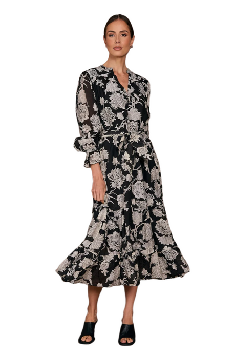 Frances Floral Long Sleeve Dress