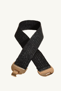 Metal Clasp Front Stretch Belt