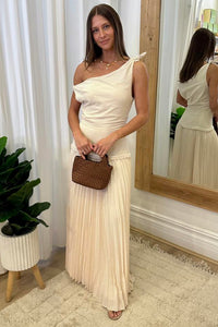 Cupid Pleated Midi Dress
