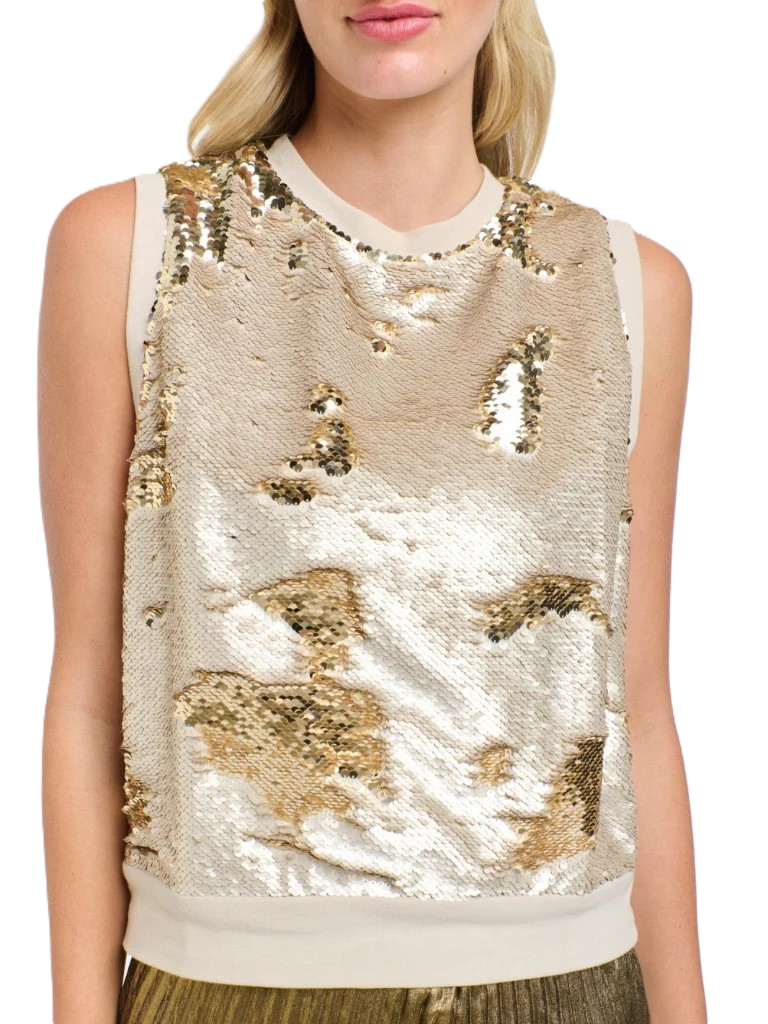 Saturn Sequin Top