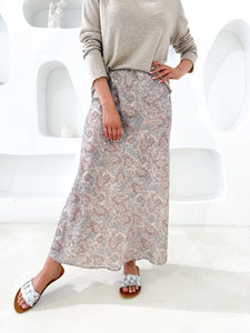 Reverie Paisley Midi Skirt