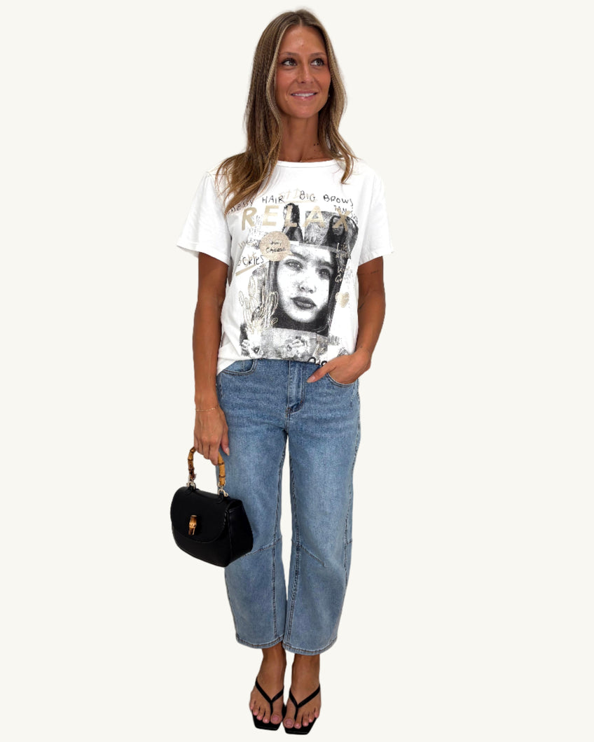 Donna Printed Tee