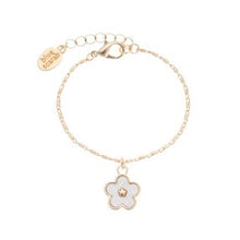 Load image into Gallery viewer, Lotus Clover Flower Bracelet