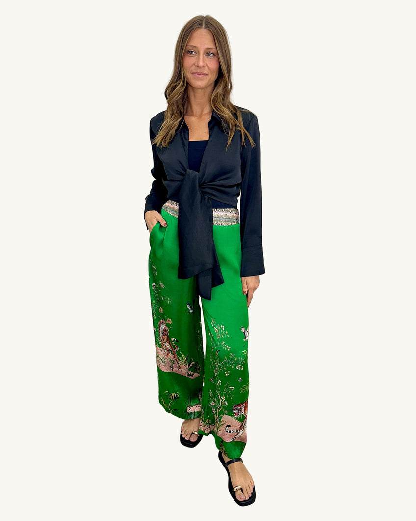 Ruby Yaya Machali Pant - Emerald