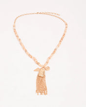 Load image into Gallery viewer, Long Boho Tassel Charm Necklace
