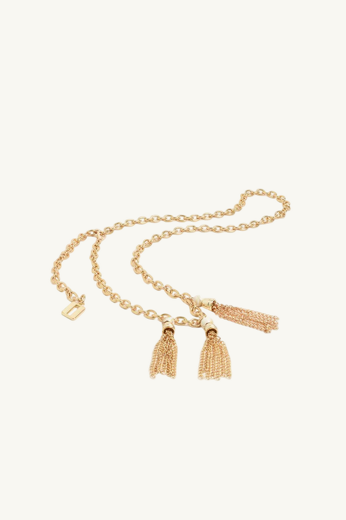 Boho Girl Chain Tassel Belt