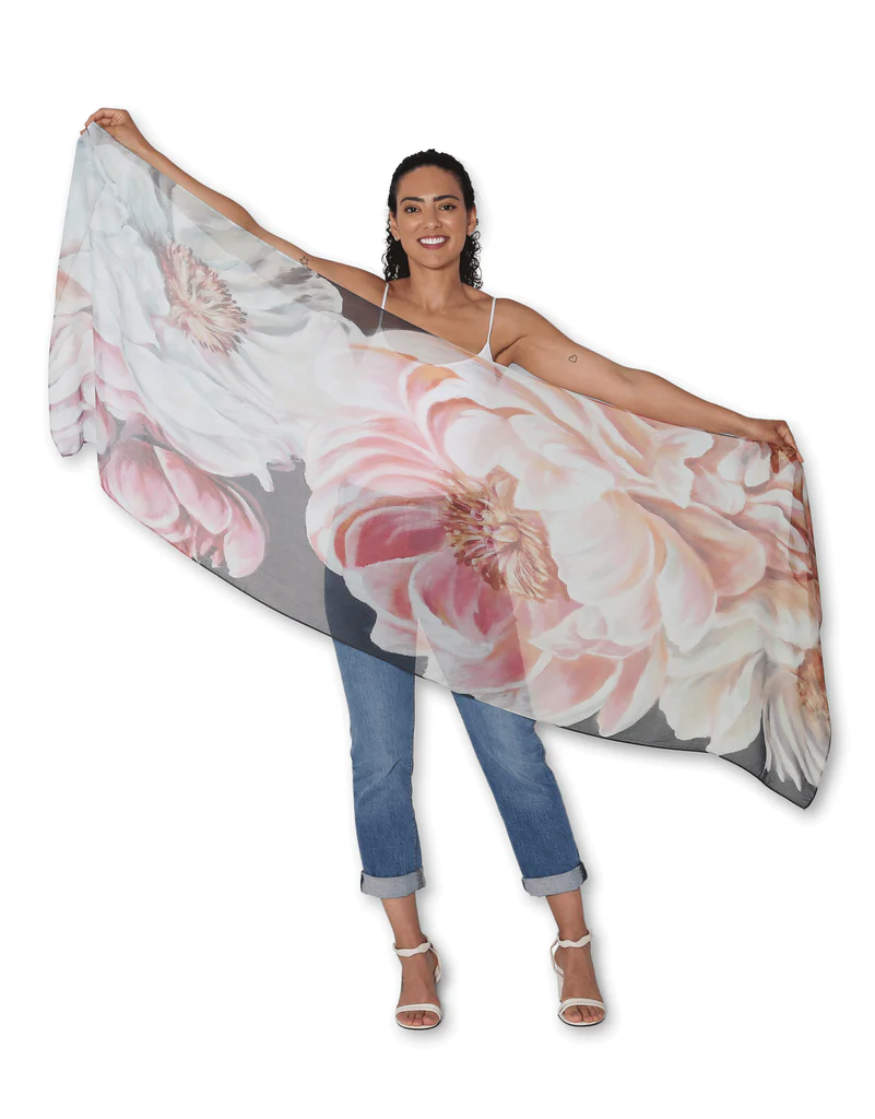 The Artists Label Scarf - Power Of Flowers