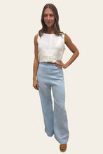 Load image into Gallery viewer, Harlow Linen Pants - Baby Blue