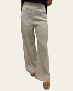 Harlow Linen Pants - Natural