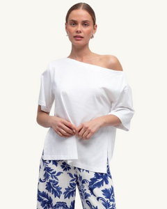 Jenna Boat Neck Tee