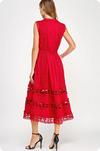 Load image into Gallery viewer, Holly Satin Midi Dress