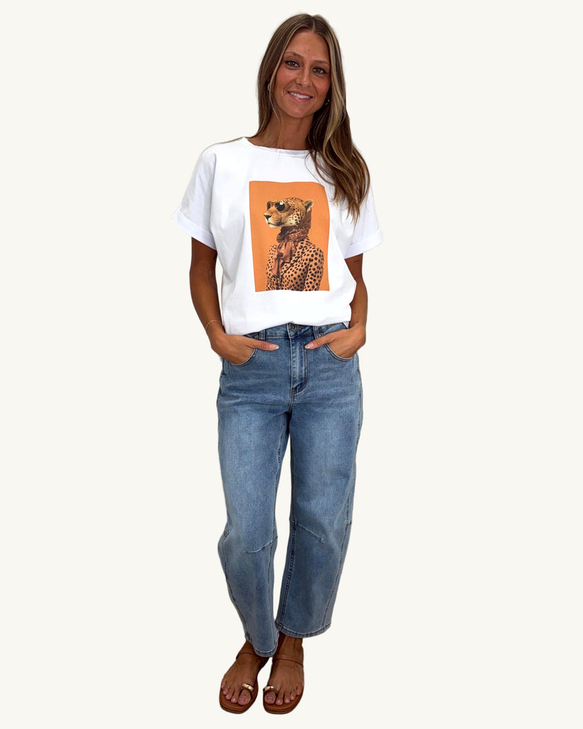 Leopard Print Tee