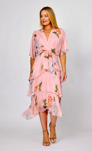 Giardino Silk Midi Dress