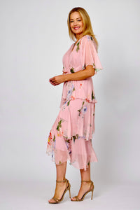 Giardino Silk Midi Dress